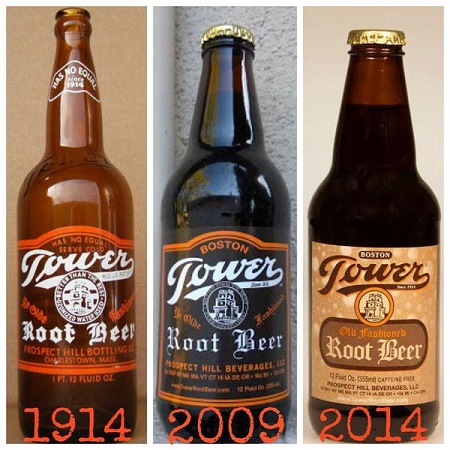 Tower Root Beer Bottles Through the Ages