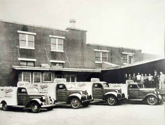 Trucks at Tower Root Beer Plant in Somerville